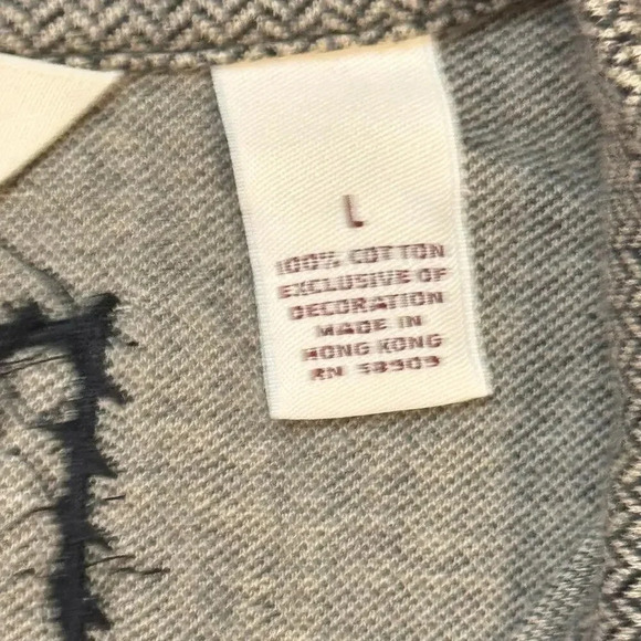 Vintage Bechamel 100% Cotton Floral Fall Patchwork Herringbone Vest Women's L - Picture 4 of 8